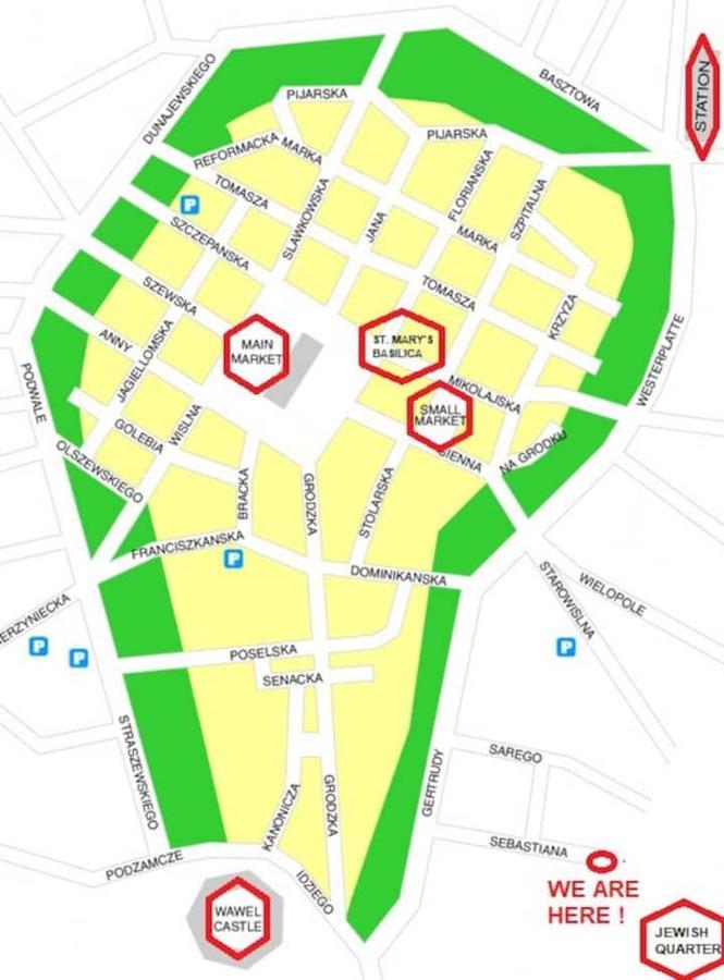 Cosy Studio Apartment Краків Екстер'єр фото